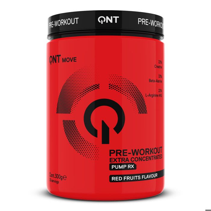PRE-WORKOUT sans caféine Extra Concentré Fruits rouges 300g