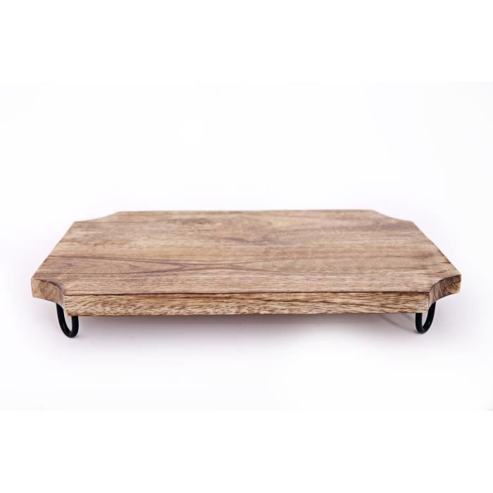Planche à découper en bois Kilia - L. 40 x l. 25 cm