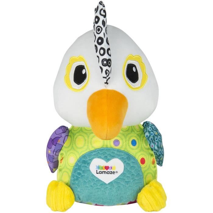 LAMAZE Peluche Bébé Repetou Le Perroquet 6 m+