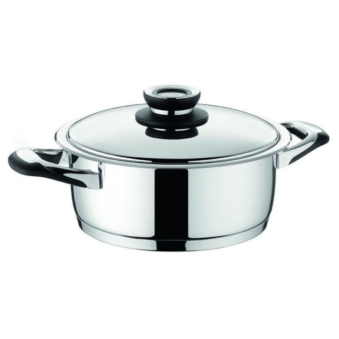 Faitout avec couvercle Ecovitam 3,1L 20cm – Warmcook, Grill inox, plat a rotir, cuisine induction, cuisson vapeur