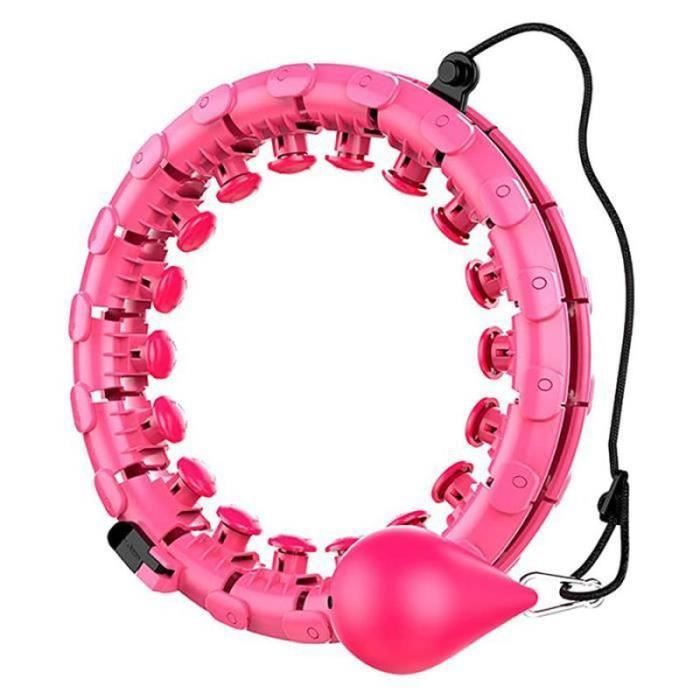 BT17721-Hula Hoops Fitness, Cerceau de Fitness Réglable et Détachable, 24 Nœuds Fitness, Adapté au Fitness-Gymnastique-Activités