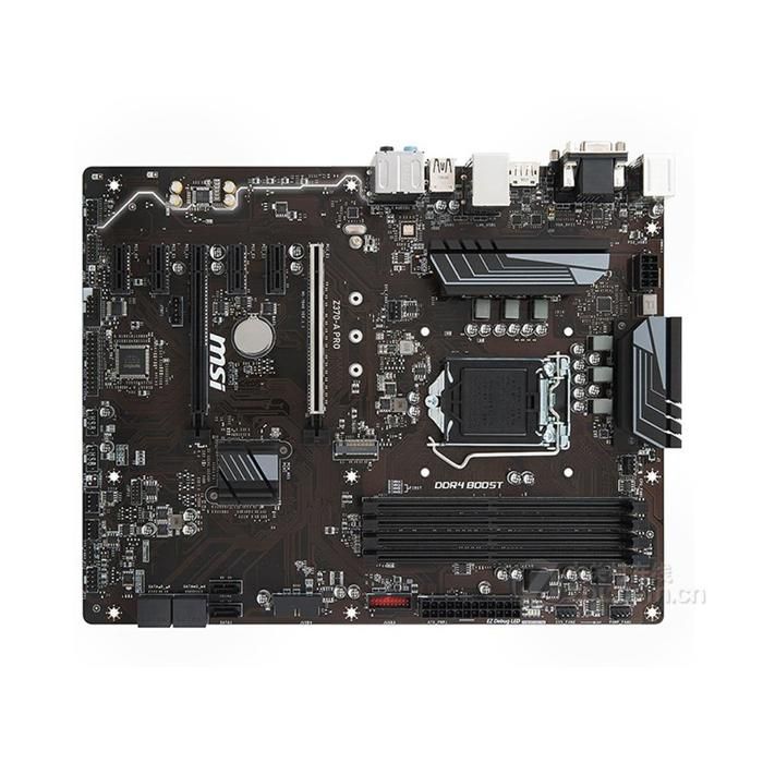 Carte mère MSI Z370-A PRO Intel Z370 LGA 1151 4xDDR4 SDRAM 64 Go ATX - Msi