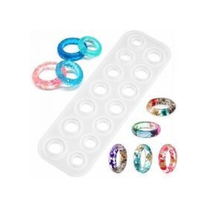 Lot De 2 Moules En Silicone Pour Bougeoir En Résine, Pierre