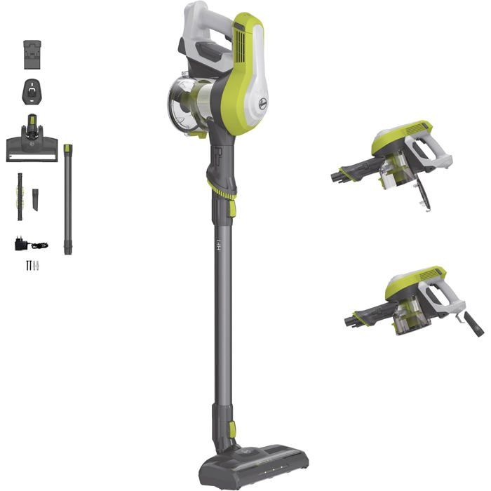 Aspirateur Balai - HOOVER - HF110H - Sans Fil - 22V - Autonomie 40 Min - Vidage Facile - Hom