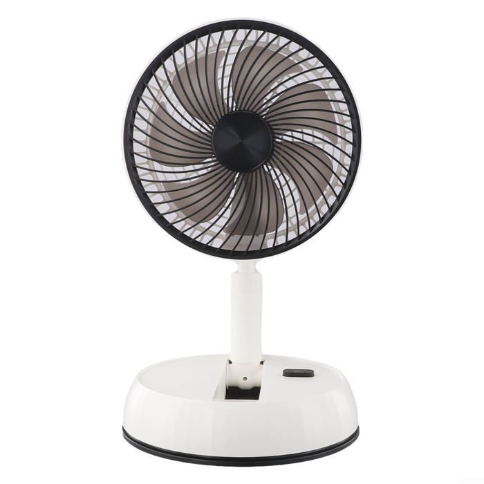 Ventilateur sur pied portable oscillant sur pied - Batterie rechargeable - Alimenté par USB - Hauteur réglable - Silencieux - Handeiu