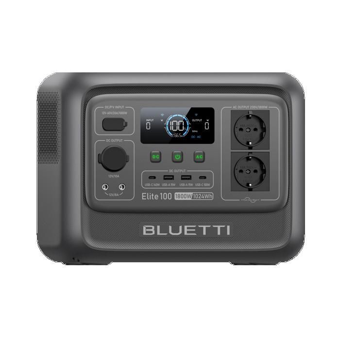 BLUETTI Elite 100 V2 1024Wh Générateur Solaire 1800W Générateur Électrique Solaire (3600W Surge) Pour Camping Voyage
