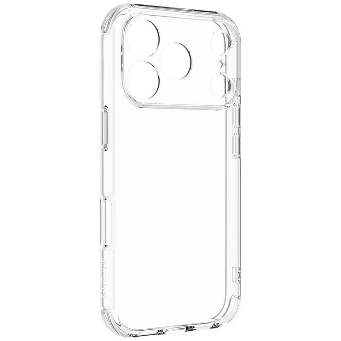 Coque iPhone 17 Pro - MUVIT - Antichoc 2m - 100% Recyclée - Transparente - Origine France Garantie