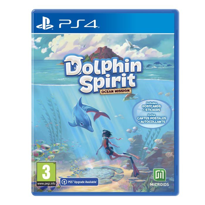 Jeu daventure éducatif PS4 - MDM MERIDIEM GAMES - Dolphin Spirit: Mission Océan - Aventure - Éducatif - PlayStation 4