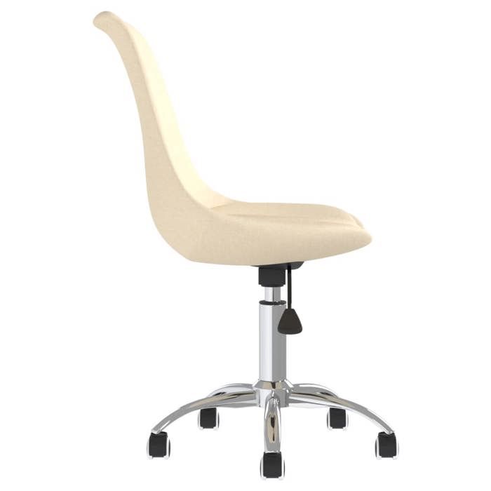TOP 2026 Chaises pivotantes à manger (lot de 2) - Pour 2 Adultes/enfants - Crème Tissu - 48x58x(81-93) cm ccc1667