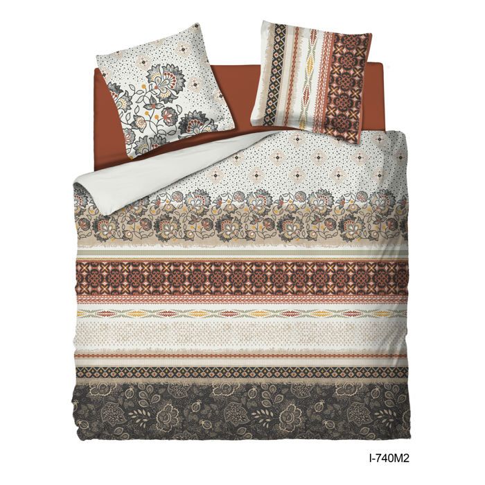 Housse de Couette 6 pcs KING Nano Douce Nuit - Terre d Orient