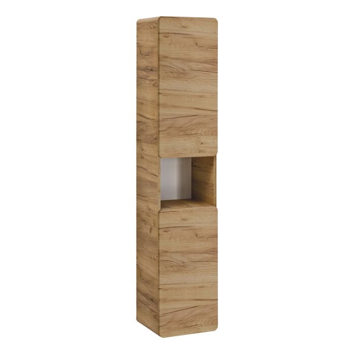 Colonne Murale de Salle de Bain ARVIDA SZK4 Étagère ouverte Chêne Chêne 35 x 35 x 170 cm Colonne Murale de Salle de Bain ARVIDA SZK4 Étagère ouverte Chêne Chêne 35 x 35 x 170 cm