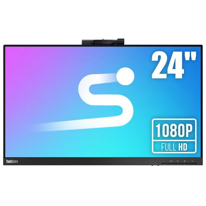 Moniteur sans bordure 24” Lenovo ThinkCentre TIO 24 Gen 4 LED IPS DP USB Full HD 1920x1080 Kamerka