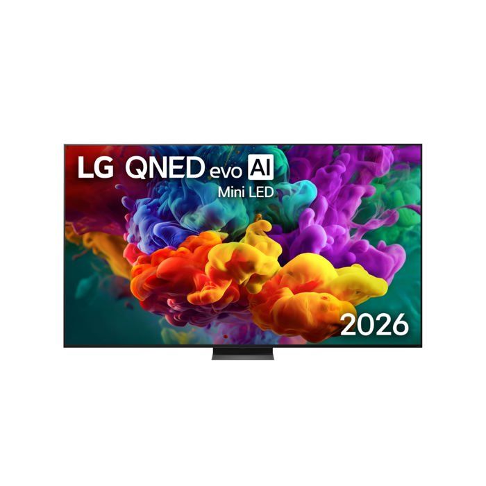 Téléviseur QNED Mini LED 4K noir LG 100QNED87B3A 100 WebOS 4 HDMI 2.1 2 USB 2.0 144 Hz Wi‑Fi 5 intégré