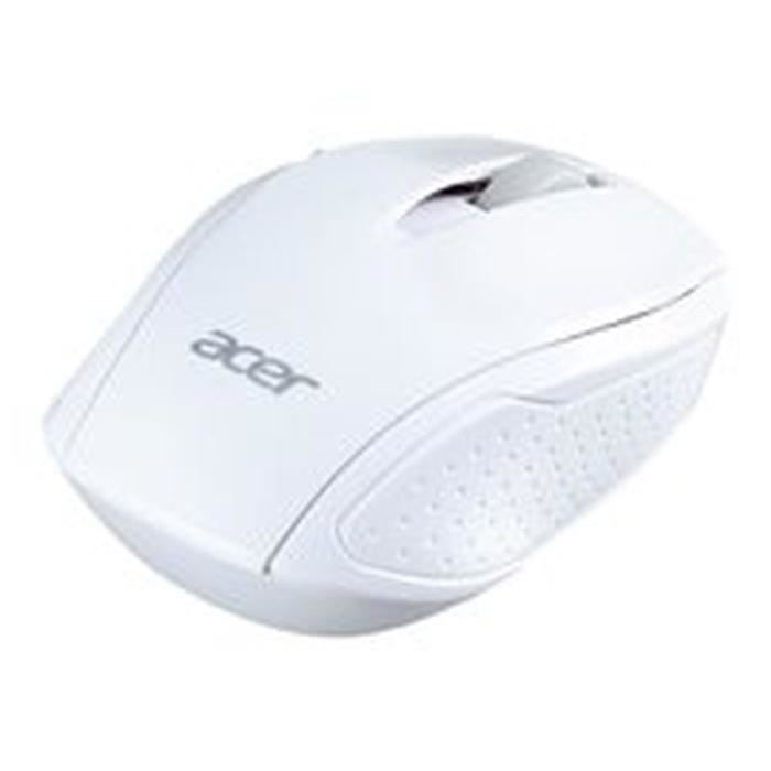 ACER M501 Souris optique - 3 boutons - 2.4 GHz - Récepteur sans fil USB - Blanc