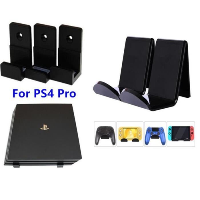 Support Mural pour PS4 Pro  Compatible avec la SONY PlayStation 4 Pro