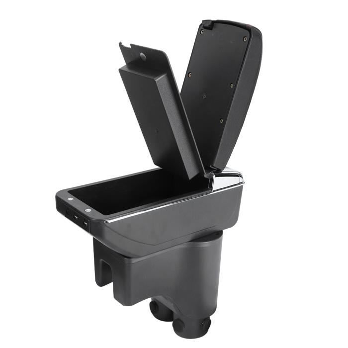 Boîte D'accoudoir Pour Fiat Panda 4x4 - Rangement Console Centrale Avec/sans USB - Plastique ABS, Tapis Antidérapant