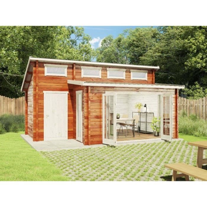 GOPLUS 12,25m² Abri De Jardin En Métal Galvanisé, 350 X 350 X