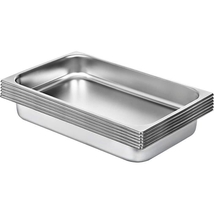 VEVOR Saladette Refrigeree a Poser avec 1 Plateau de Service en Acier Inoxydable, Vitrine Refrigeree Comptoir avec Couvercle Transparent et Bac a Glacons, pour Buffet Restaurant Hotel Cuisine Fete