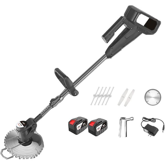 Kit Motoculteur & Coupe-Bordure FANZTOOL 20V - 2 En 1, Avec Batterie 2.5Ah