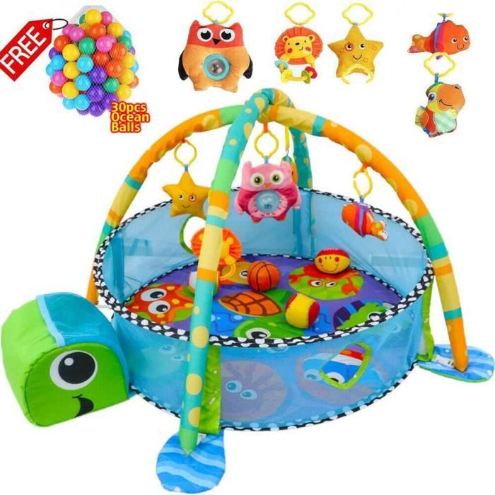Piscine A Balle Bebe Jouet D Enfant Tapis De Sol Pour Bebe Gymnase A Balles Pour Garcon Et Fille Avec Balles Jouets Cdiscount Jeux Jouets