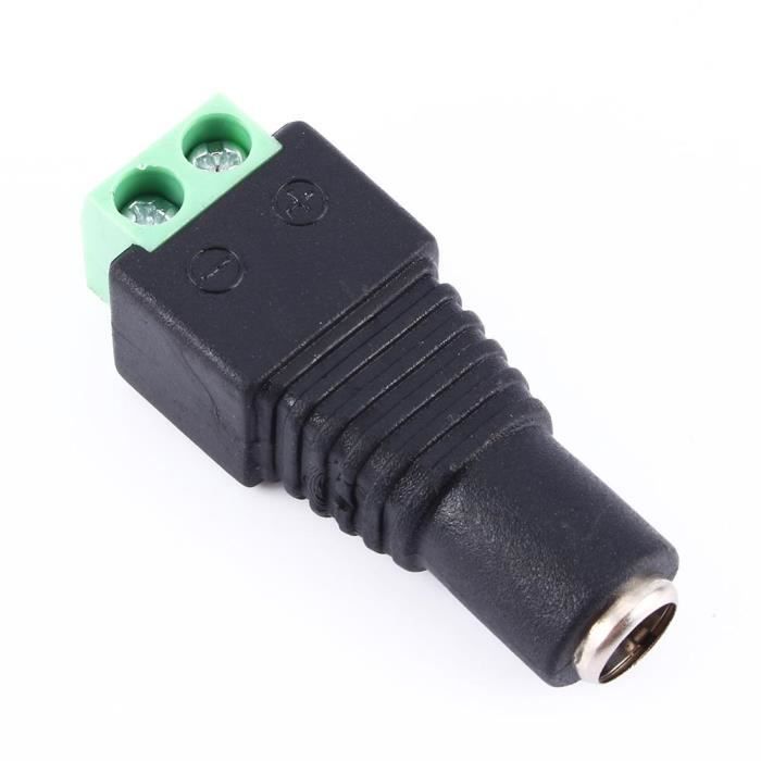 Prise D Alimentation 2 1x5 5mm Connecteur Cctv Camera Dc Prise D Alimentation Connecteur Adaptateur Achat Vente Generateur De Fumee Prise D Alimentation 2 1x5 Cdiscount