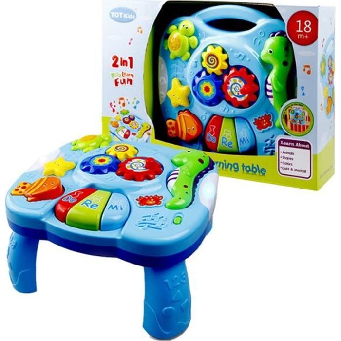 Jouet Musique Legere Bebe Table D Activite Bebe Ocean Animaux Jeux Educatifs Cadeau Pour Enfant Garcon Fille Cdiscount Jeux Jouets