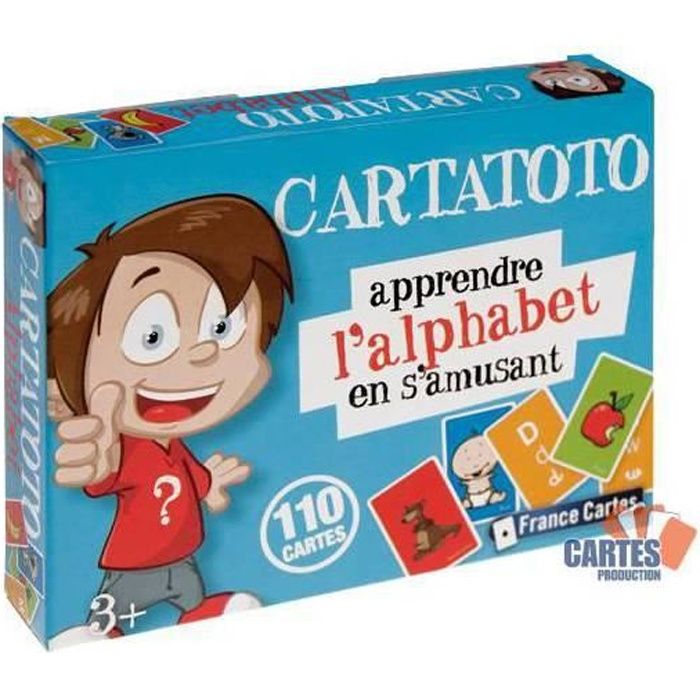 Cartatoto Chiffres - Jeu Éducatif 110 Cartes - Apprentissage Chiffres - Fabriqué En France