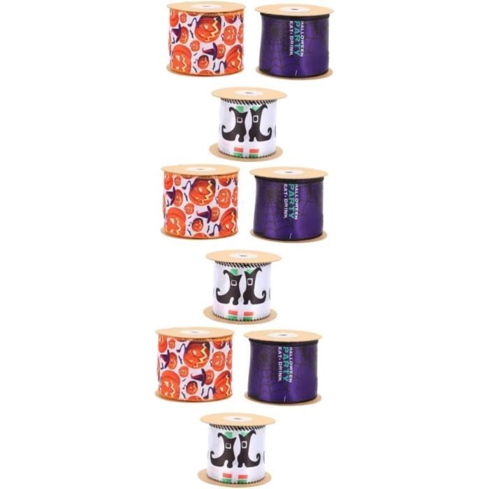 Lot De 2 Toiles D'araignée Halloween - Sangle Flexible 900 Pieds Carrés - Déco Extérieure