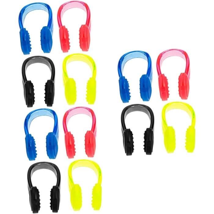 12 Pièces Clip De Nez Unisexe Confortable Bouchon De Nez De Natation