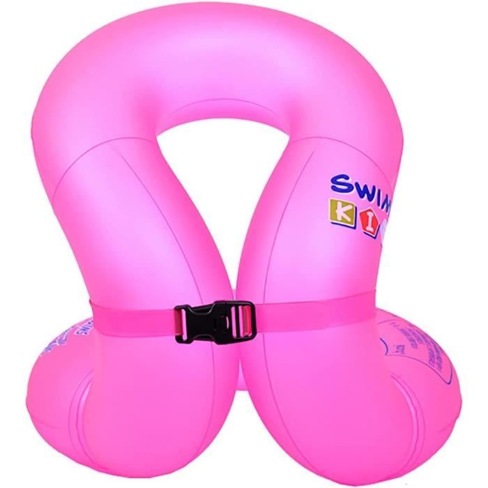 Gilet De Natation Enfant – Veste Flottante Ajustable Pour 3 à 15 Ans, Piscine Et Plage, Avec Boucle De Sécurité
