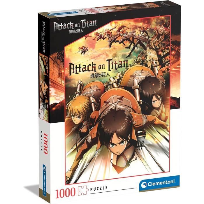 L #39 Attaque Des Titans Puzzle De 1000 Pièces Jeu De Patience Et De