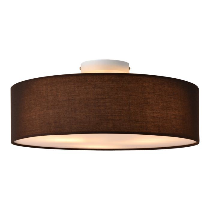 Plafonnier design lampe de plafond stylée moderne 3 douille e27 plasitque textile organza diamètre de Plafonnier design lampe de plafond stylée moderne 3 douille e27 plasitque textile organza diamètre de