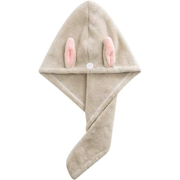 Bonnets De Séchage Super Absorbants, Bonnet De Séchage Pour Cheveux En Polaire Corail Enveloppé