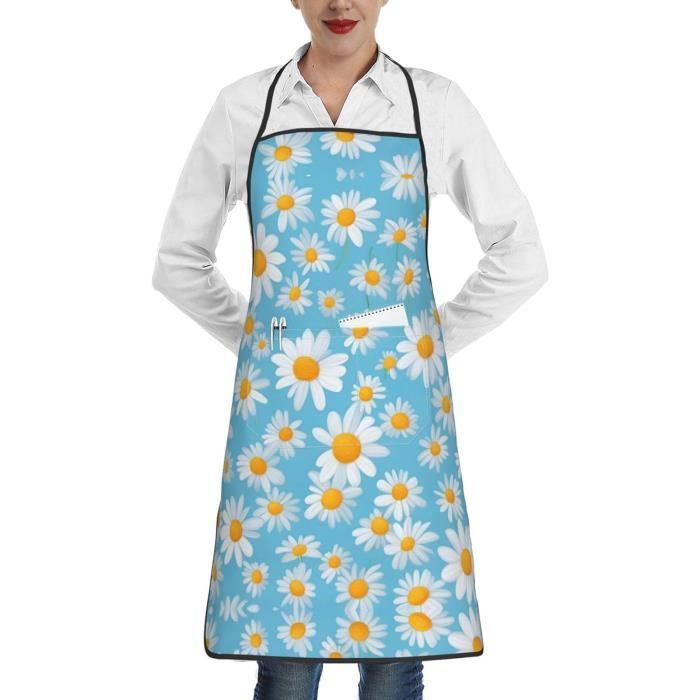 Tablier Imprimé Avions Unisexe - 100% Polyester, Doux, Résistant Aux Taches, Avec Poche