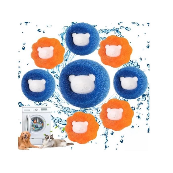 Anti Poil Machine à Laver, Attrape Poils Machine A Laver,Boule Anti Poils Machine A Laver,Patte