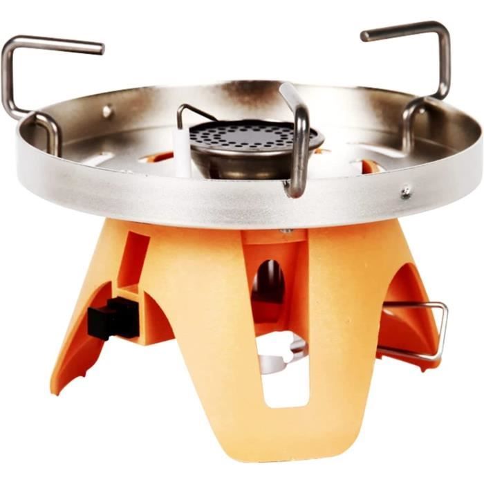 Réchaud Camping Gaz Portable 1100W – Allume-Charbon Chicha & Cuisson – Compact 370g – Cartouche 190g Butane