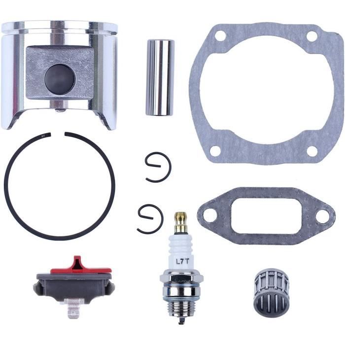 Kit Piston 44mm Pour Husqvarna 445/450 & Jonsered CS2245/2250 – Inclut Axe, Segments, Roulement