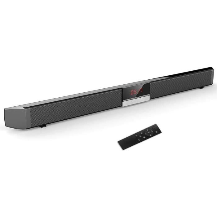 Barre De Son Avec Home Cinéma Stéréo Sans Fil Avec Subwoofer, Affichage De L