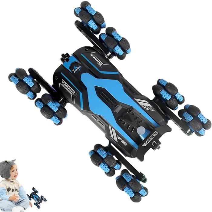 Excavatrice Télécommandée Pour Enfants 3-12 Ans - Pelle Métallique, Rotation 680°, Lumière, Fumée Simulée - 3 Batteries Incluses - 4