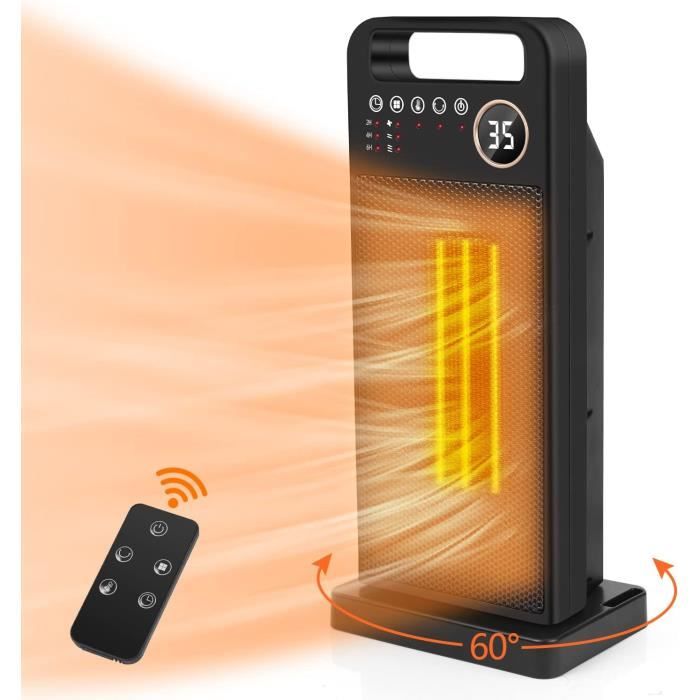Radiateur à Huile STAYWARM 7 Ailettes 1500W - 3 Puissances, Thermostat Variable, Protection Antigel - Gris