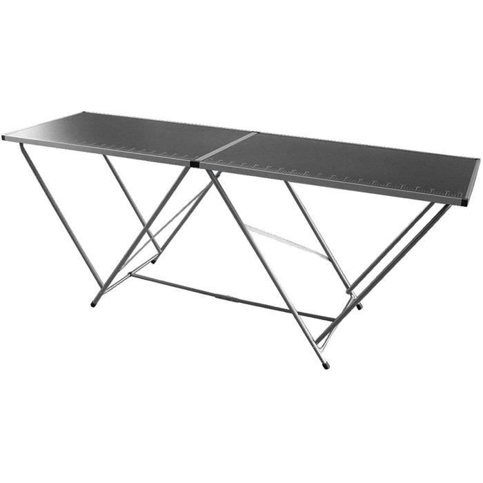 tec hit table a tapisser 200 x 60 cm profile en aluminium cdiscount bricolage