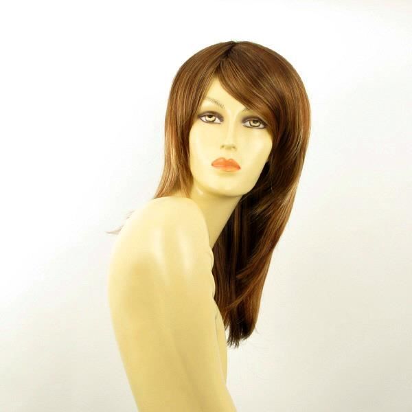 Perruque Synthétique Femme Coline 2 Brun Foncé Mi-longue - Neuf Avec étiquettes