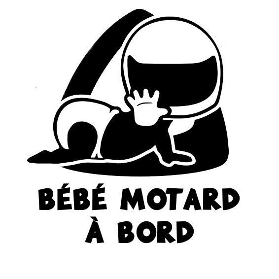 Sticker Autocollant Bebe A Bord Bebe Motard Coucou Couleur Noir Ou Autre Au Choix Cdiscount Puericulture Eveil Bebe
