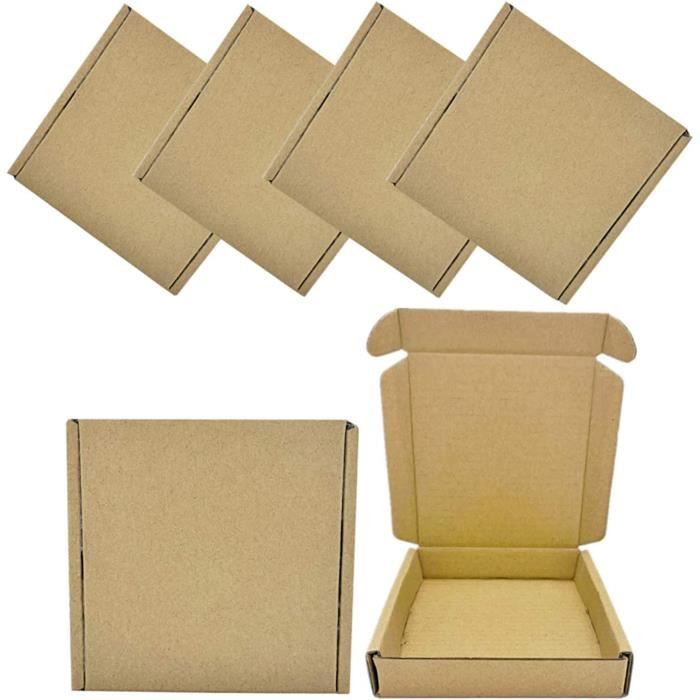 Only Boxes, Lot De 20 Boîtes En Carton Noir Pour Envoi Postal