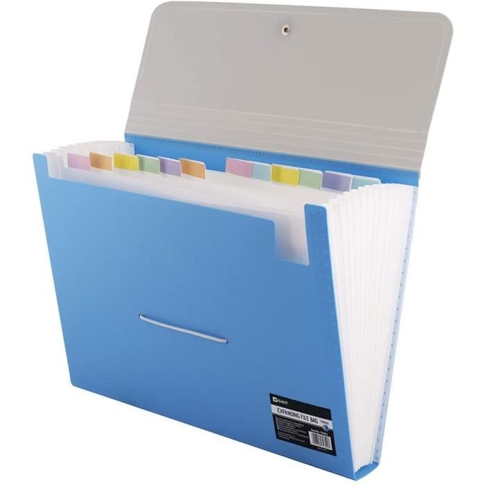 Raylu Paper - Porte Documents A4 en Accordéon pour Documents, Trieur 12 Compartiments en Raylu Paper - Porte Documents A4 en Accordéon pour Documents, Trieur 12 Compartiments en