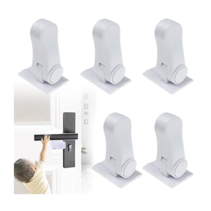6 Verrous De Sécurité Pour Bébé – Pour Armoires, Tiroirs, Frigo, Toilettes – Installation Facile Sans Perceuse