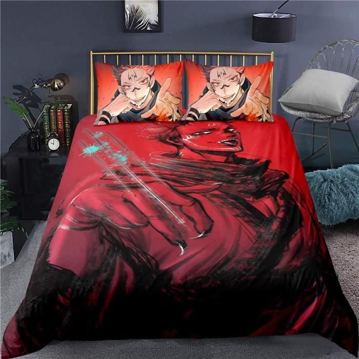 Housse de Couette Jujutsu Kaisen <br> Yuji Itadori Combat