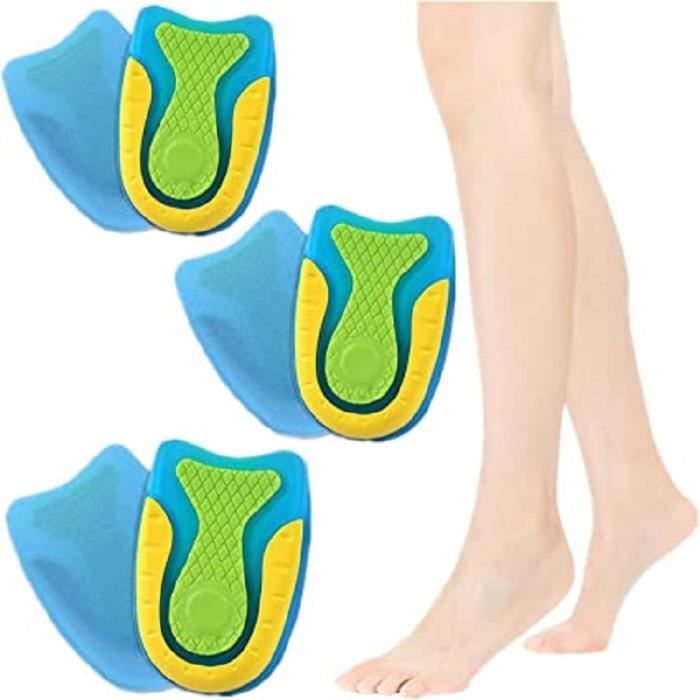 Talonnette En Gel Pour Douleurs Du Talon - Fasciite Plantaire, épine Calcanéenne, Taille Unique, Paire Neuve