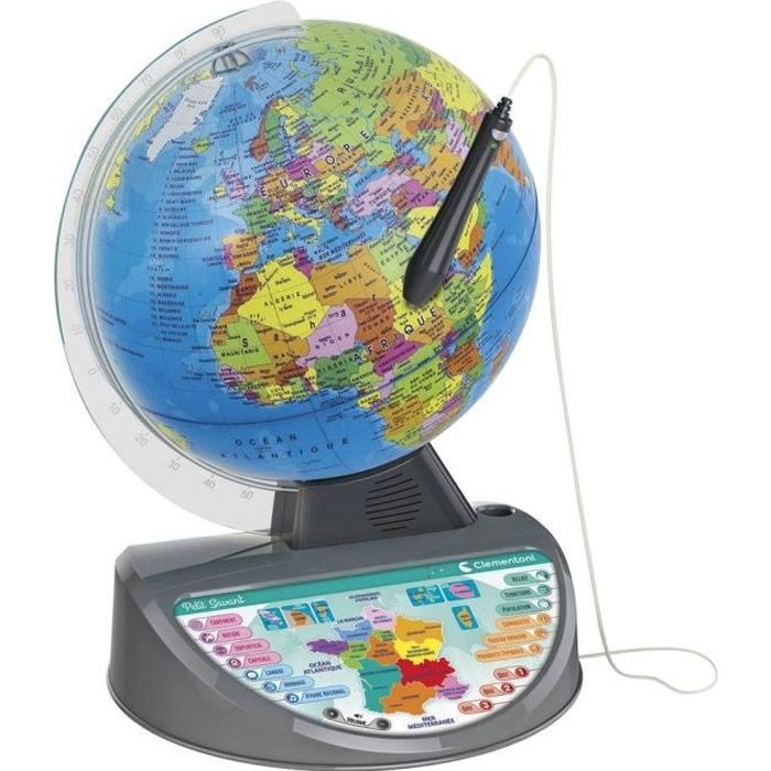 TD® Globe terrestre enfant interactif rotation études scientifique pratique  apprentissage carte du monde pays rond texture soignée - Cdiscount Jeux -  Jouets