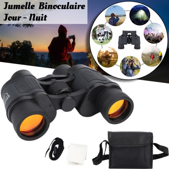 KAI Jumelle，60x60 Haute Définition Binoculaire Jour - Nuit 5-3000m BAK4, Idéales Pour les Voyages en Plein air #2